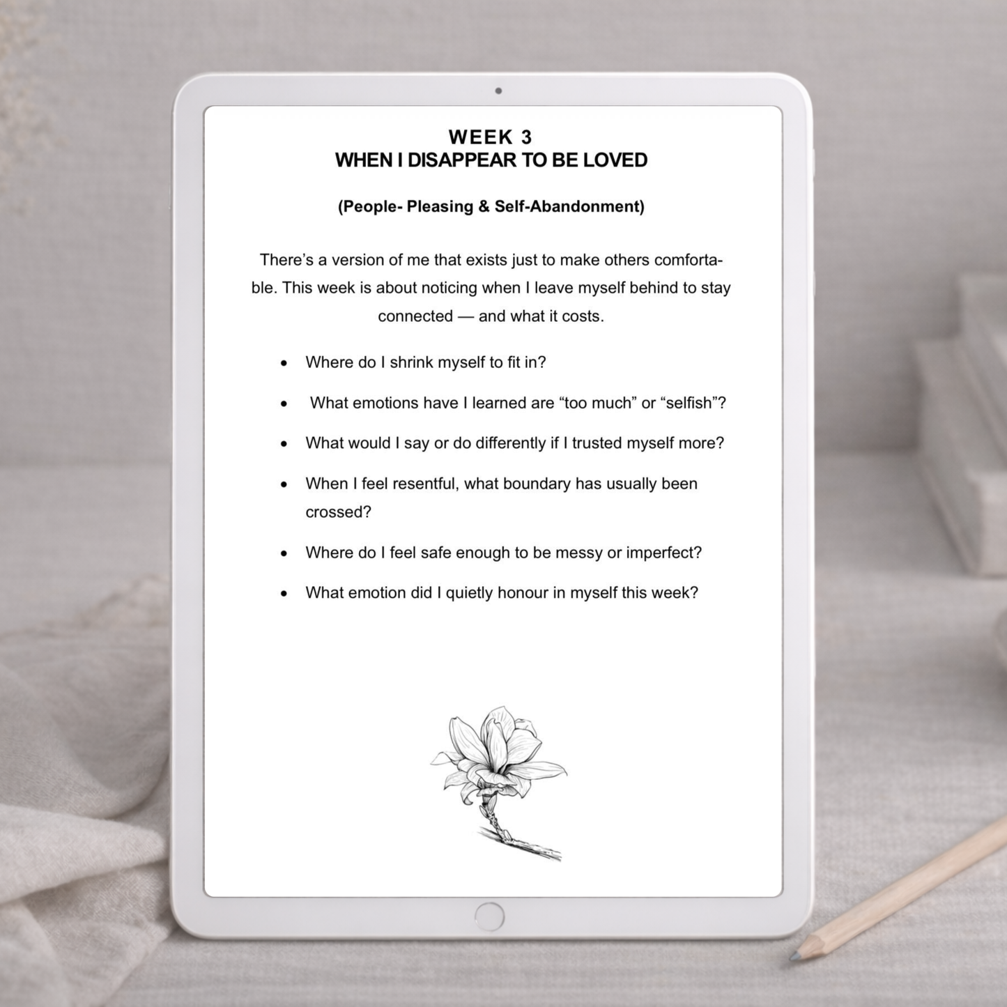 Let Me Be This – Burnout Journal (PDF)